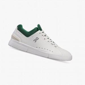 White / Green On The Roger Advantage Women Sneakers | HQRJ23589