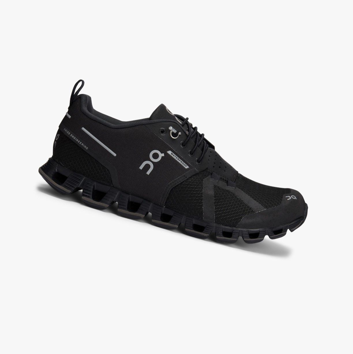 Black On Cloud Waterproof Women Road Running Shoes | WKDS32680