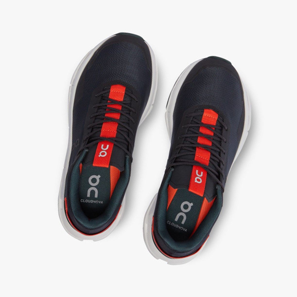 Black On Cloudnova Form Women Running Shoes | QMUO49820