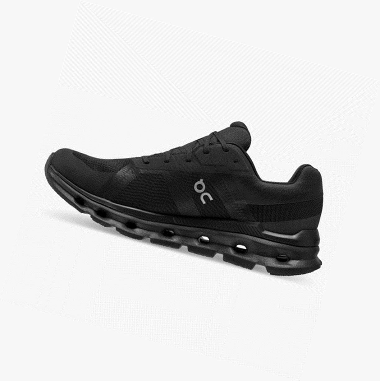 Black On Cloudrunner Waterproof Men Running Shoes | JOPG12736