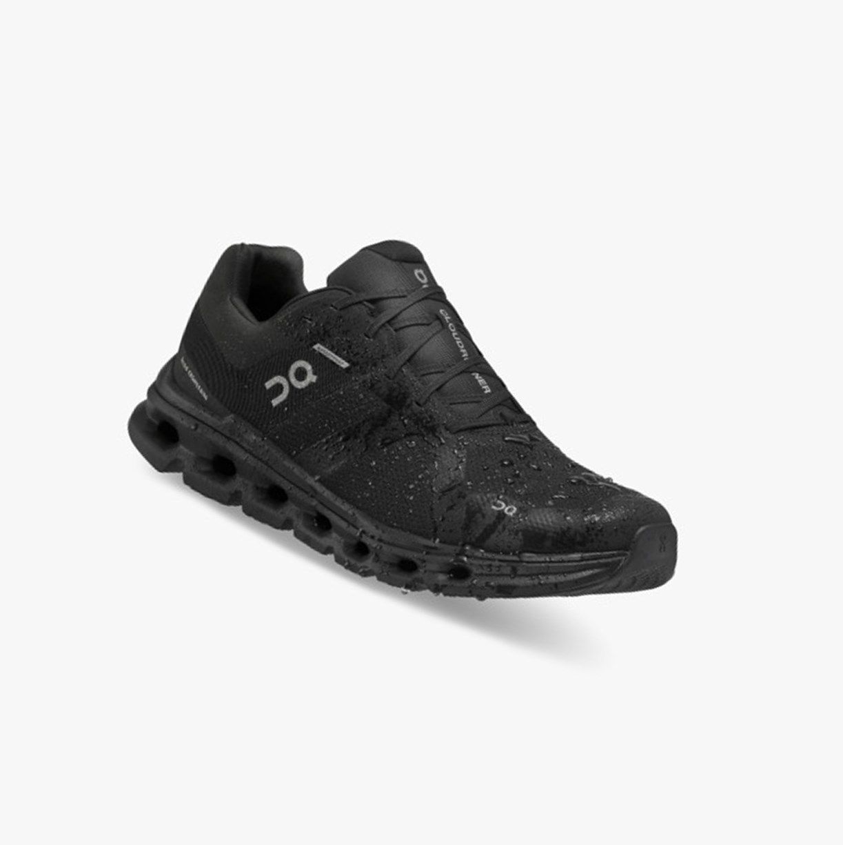 Black On Cloudrunner Waterproof Men Running Shoes | JOPG12736