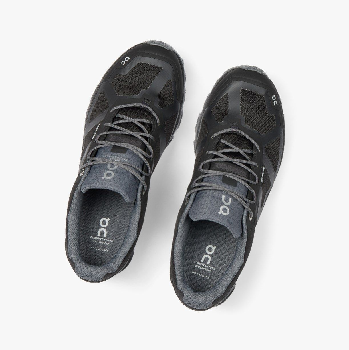 Black On Cloudventure Waterproof Men Trail Running Shoes | MTQO87952