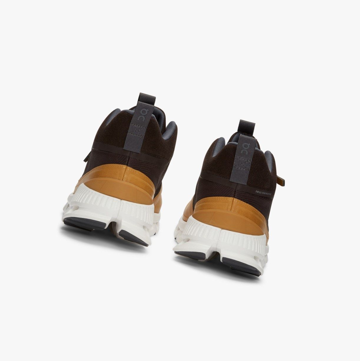 Brown On Cloud Hi Men Road Running Shoes | FIDC05742