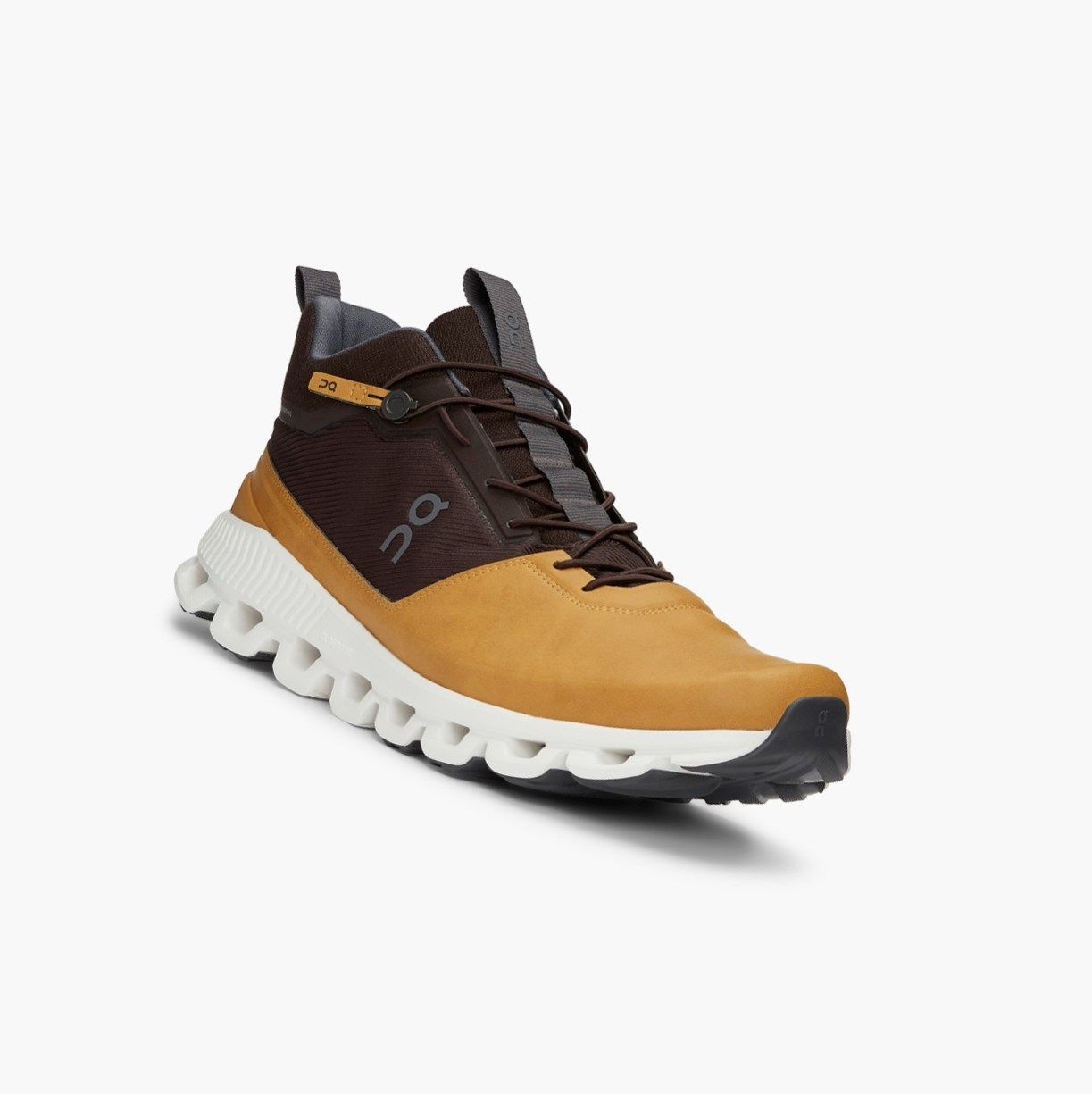 Brown On Cloud Hi Men Road Running Shoes | FIDC05742