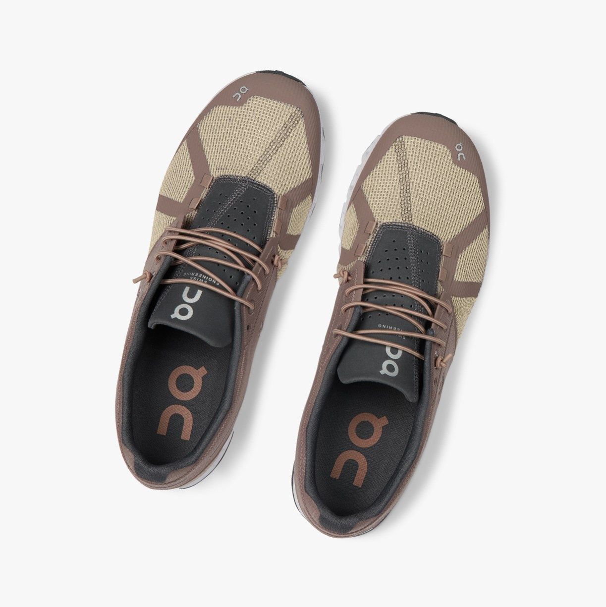 Brown On Cloud Men Road Running Shoes | YIRT38196