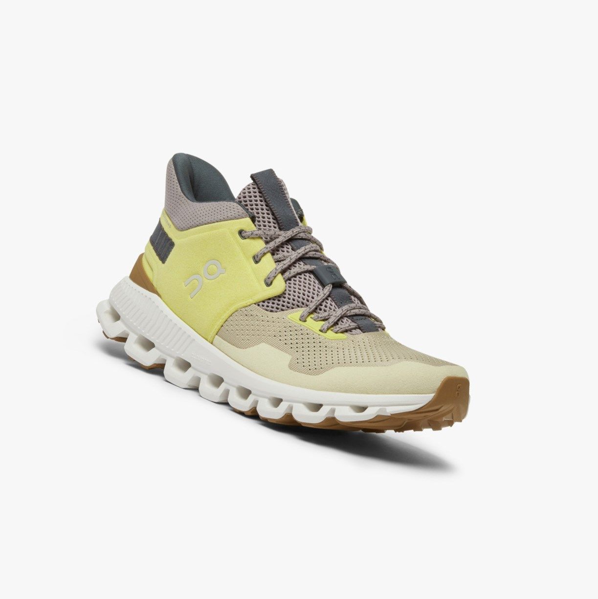 Green On Cloud Hi Edge Women Road Running Shoes | GSKD74928