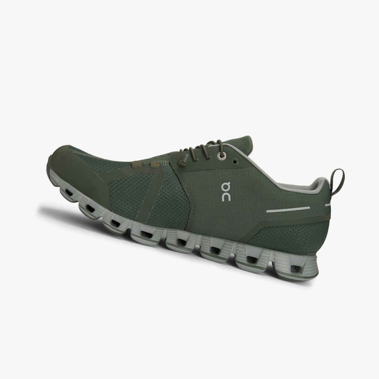 Green On Cloud Waterproof Men Road Running Shoes | BWHU09312