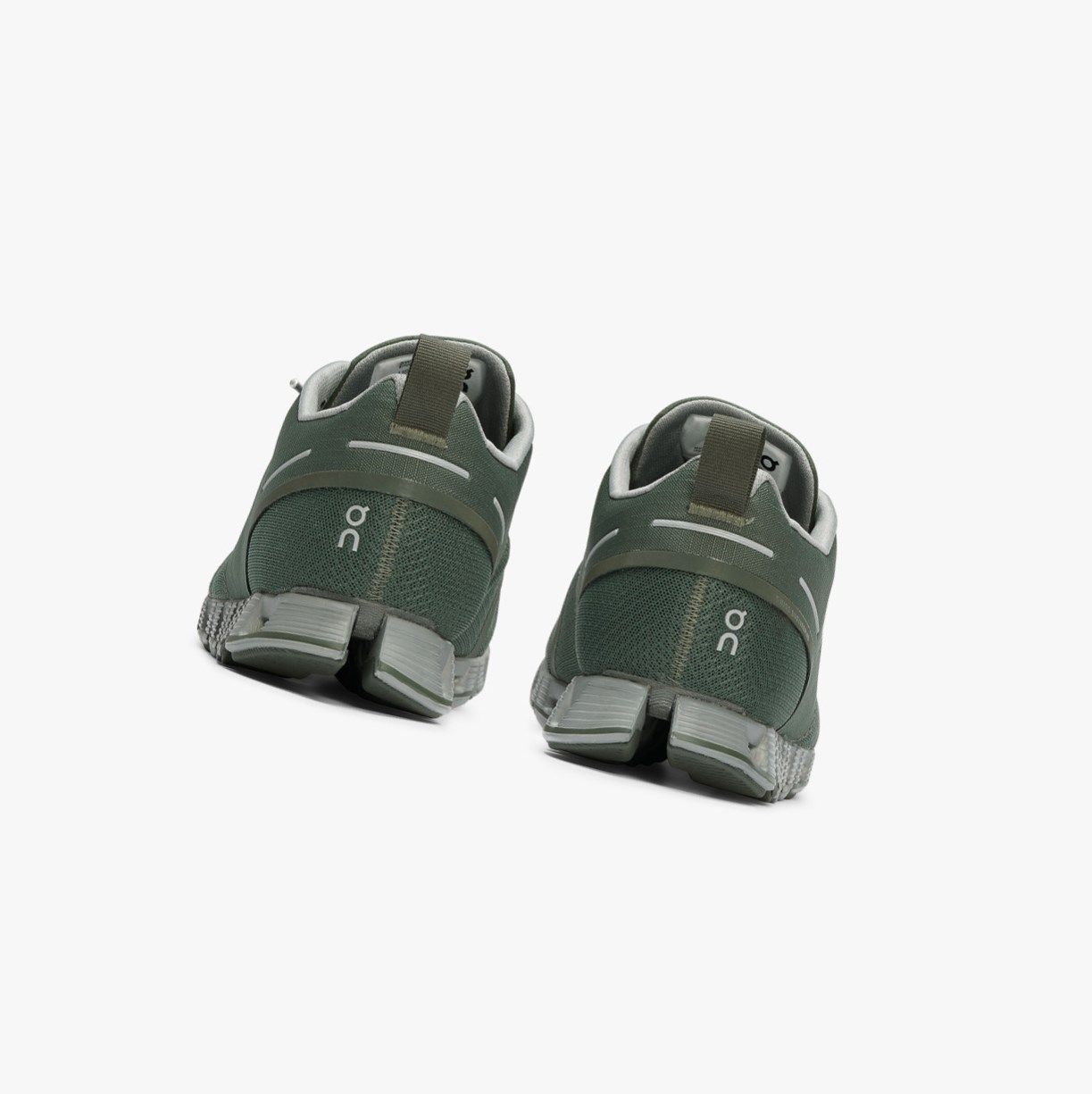 Green On Cloud Waterproof Men Road Running Shoes | BWHU09312