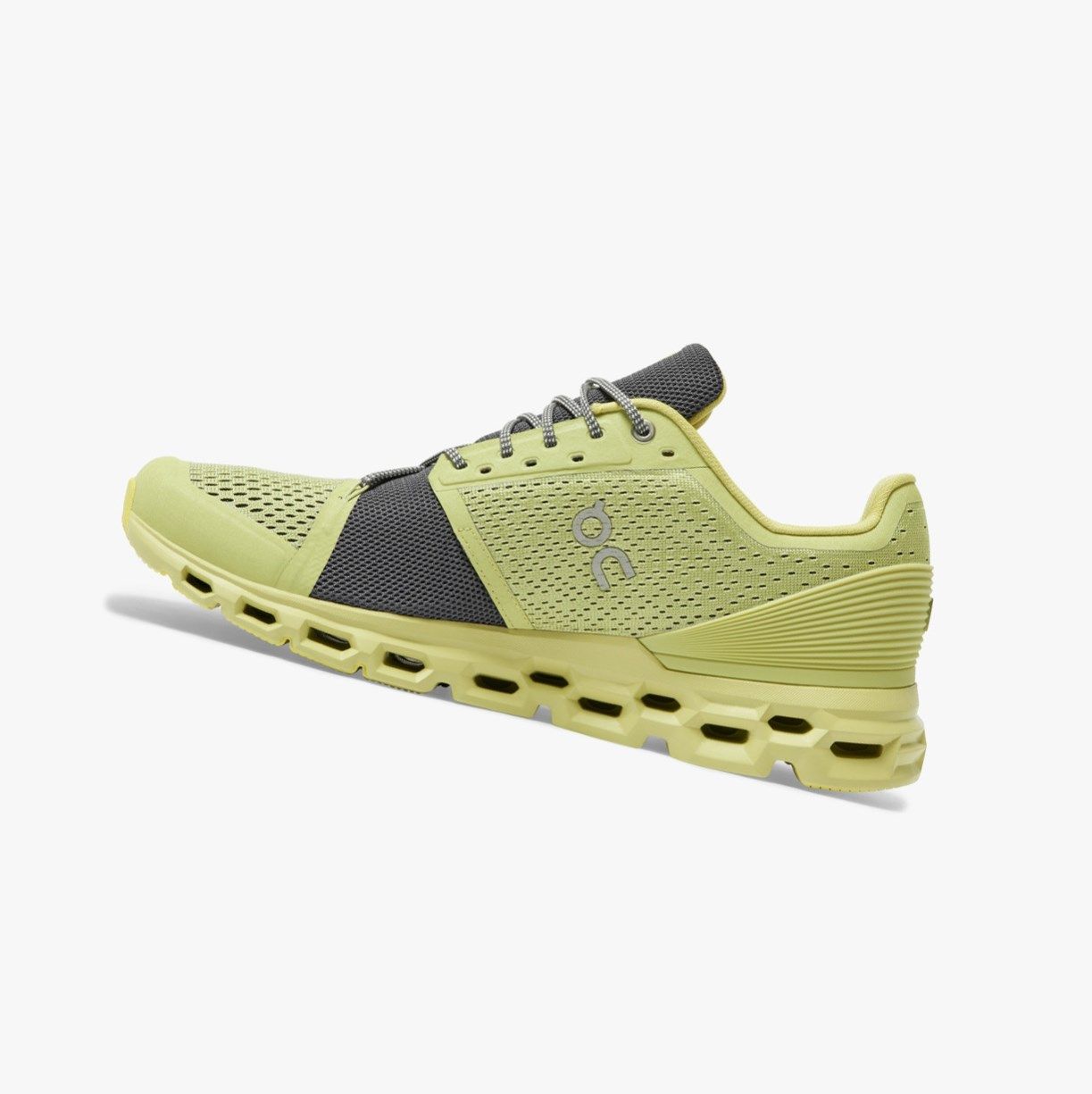 Green On Cloudstratus Men Road Running Shoes | JLSQ61537