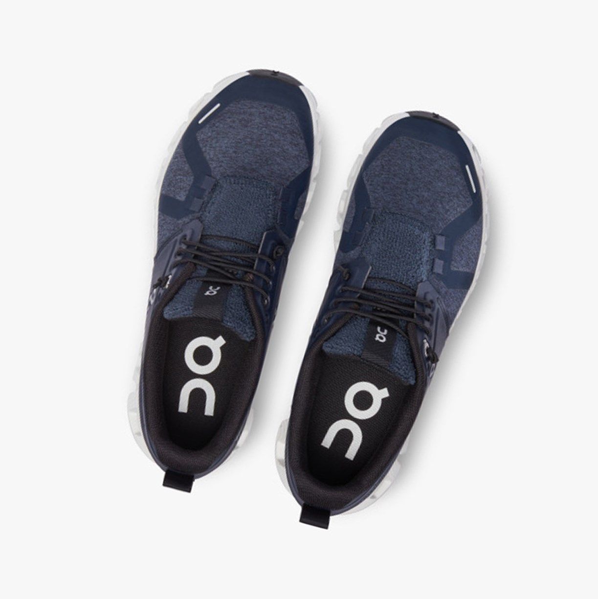 Navy On Cloud 5 Terry Women Running Shoes | OYNH19374