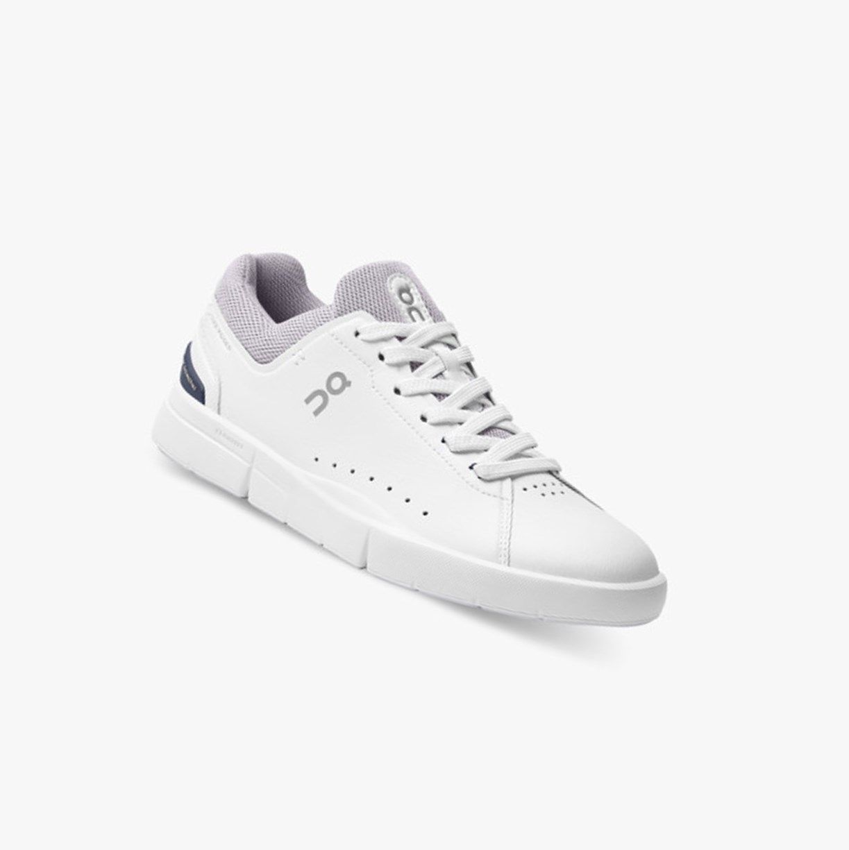 White / Purple On The Roger Advantage Women Sneakers | SVGE41278