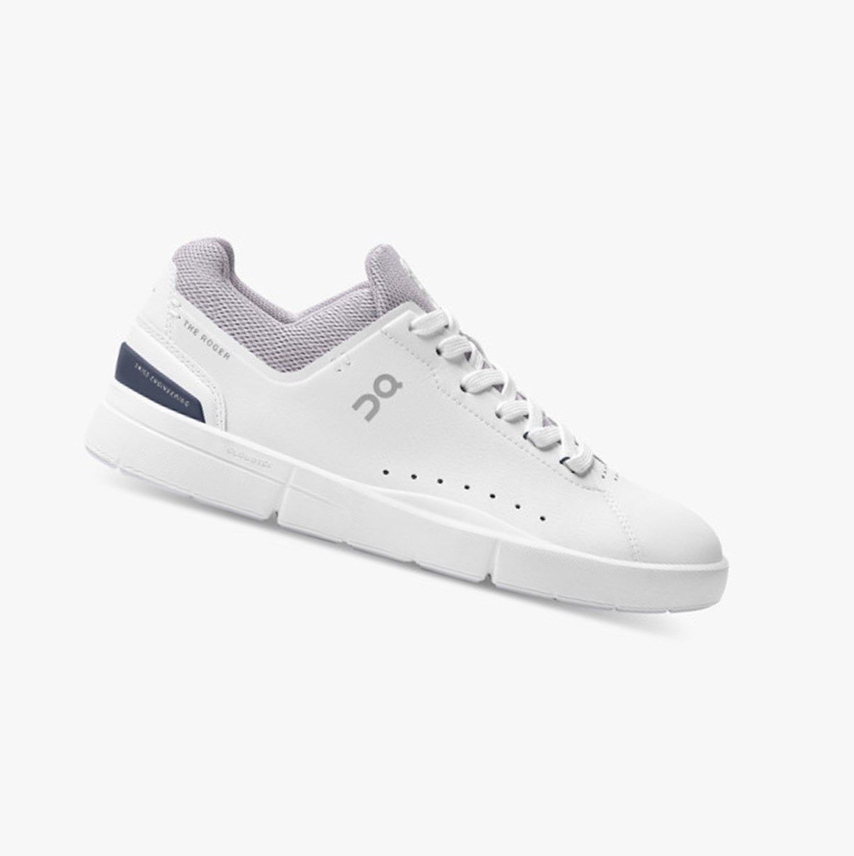 White / Purple On The Roger Advantage Women Sneakers | SVGE41278