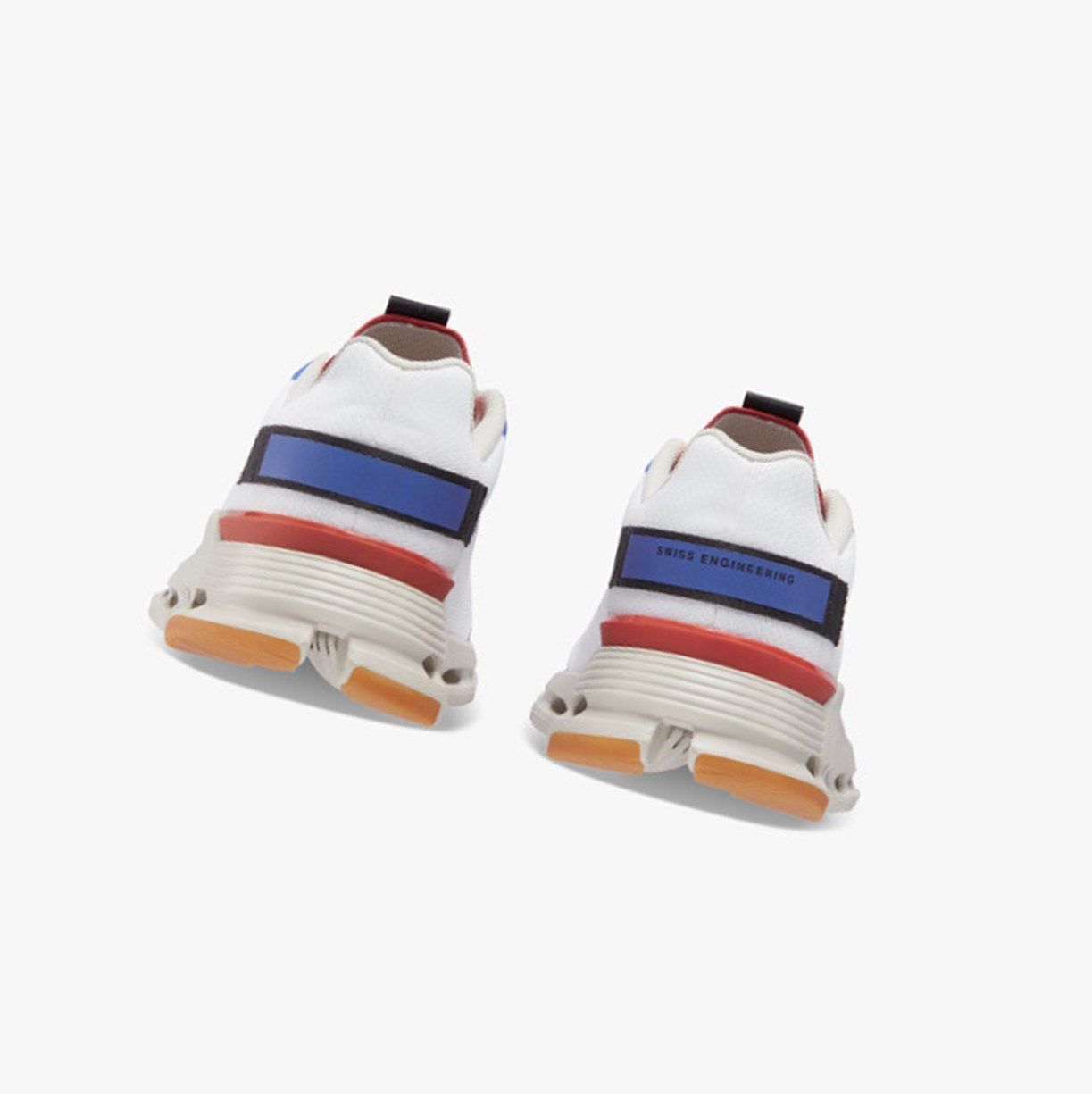 White / Red On Cloudnova Form Women Running Shoes | EJSY29761