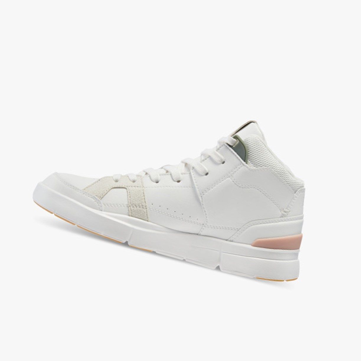 White / Rose On The Roger Clubhouse Mid Women Running Shoes | KTIP70253